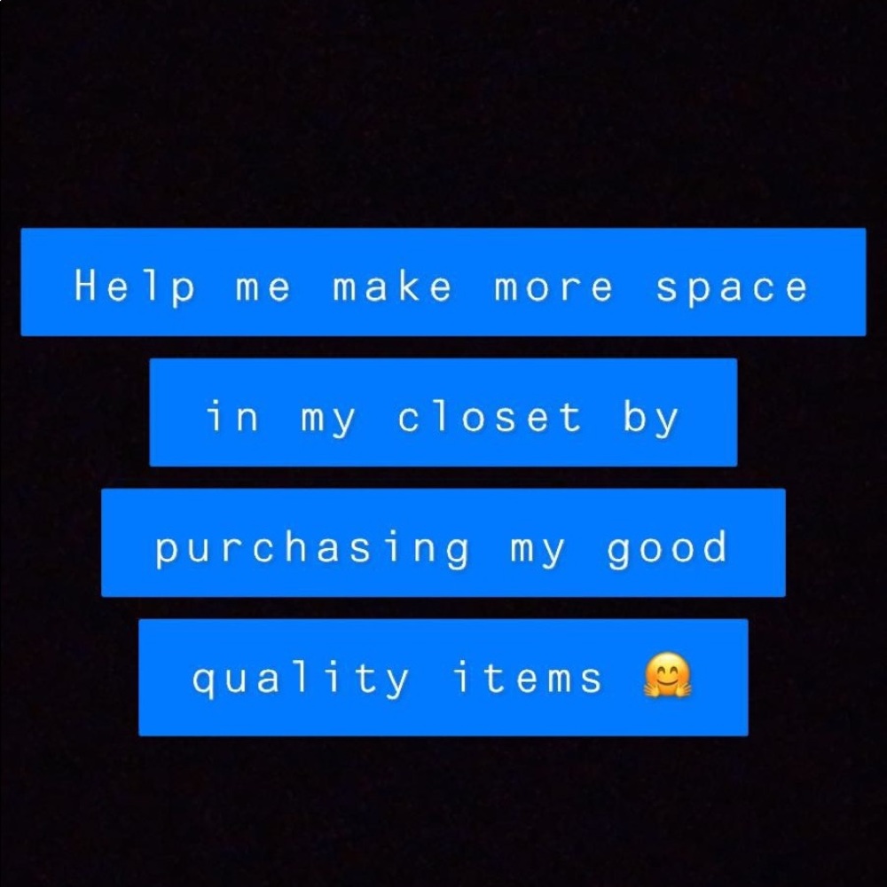 If you like an item make sure to comment !!